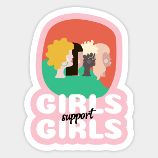 girls support girls Sticker